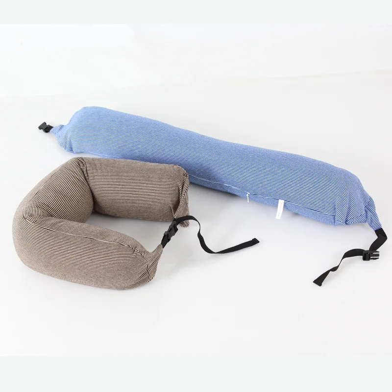 Комфортная подушка для путешествий подушка Almohada полиэстер Kissen декоративные микробусины u-образная подушка для шеи в полоску P143