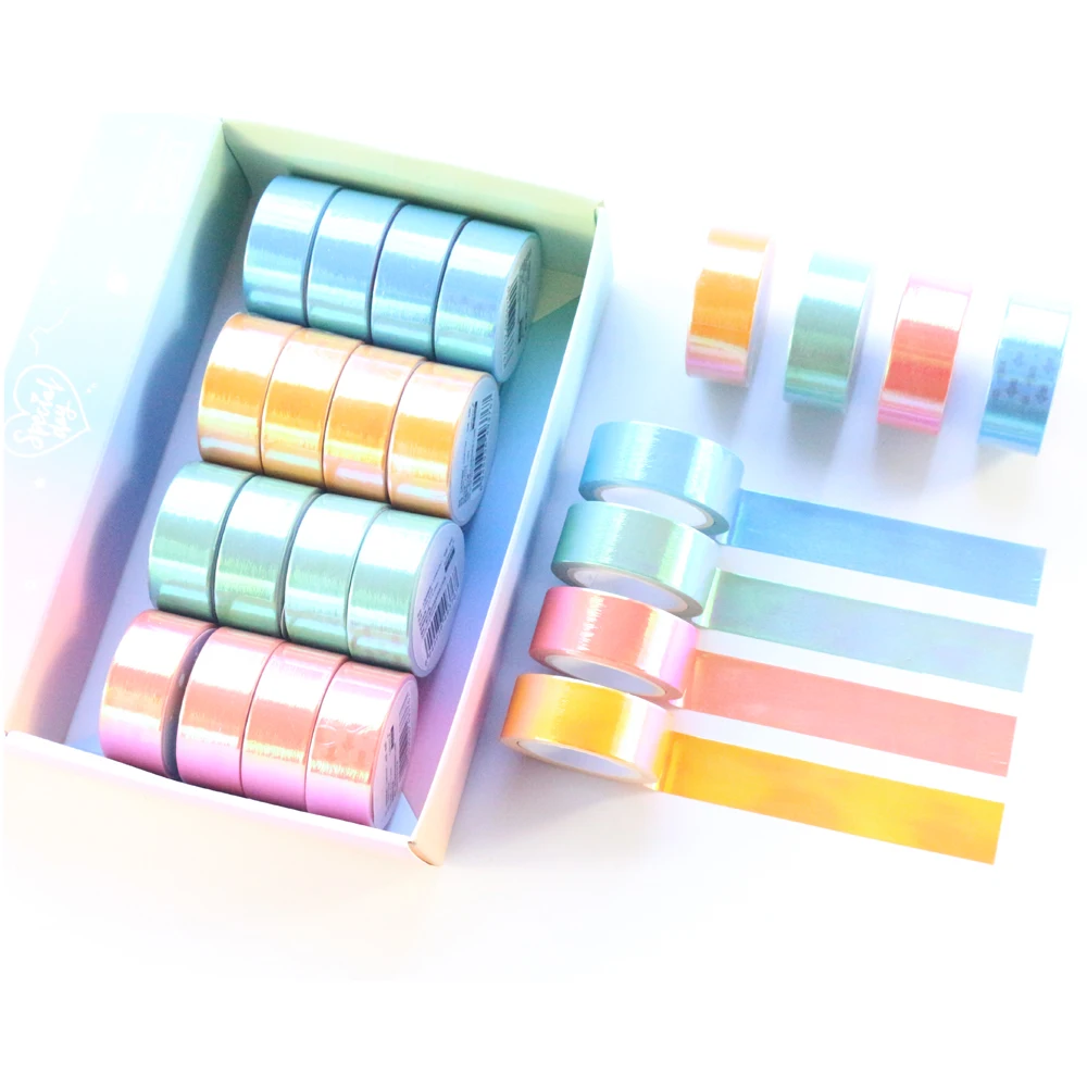 Domikee милый креативный японский kawaii лазерный дневник лента для декорации washi candy