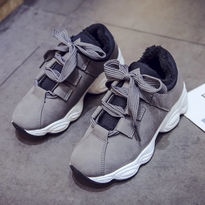 

Cotton shoes women's autumn and winter 2020 new ulzzang sports shoes plush and thickened Snowboard shoes women's shoes