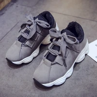 cotton shoes womens autumn and winter 2020 new ulzzang sports shoes plush and thickened snowboard shoes womens shoes