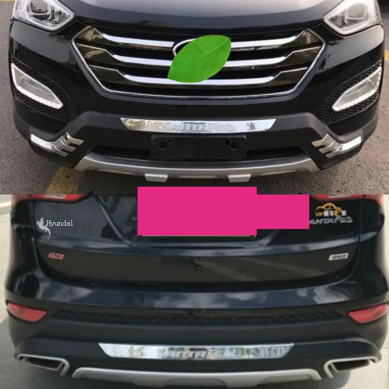 

Voiture Styling Tuning Parachoques Delantero Aleron Trasero Car Spoiler Auto Coche Lip Bumper New FOR Hyundai IX45 Santa Fe