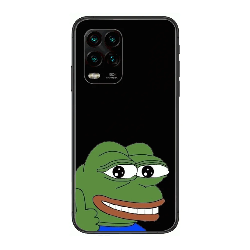 

frog phone case Phone Case For xiaomi Redmi Note 9S 8 7 6 5 A Pro T Anime Black Cover Silicone Back Pretty senior