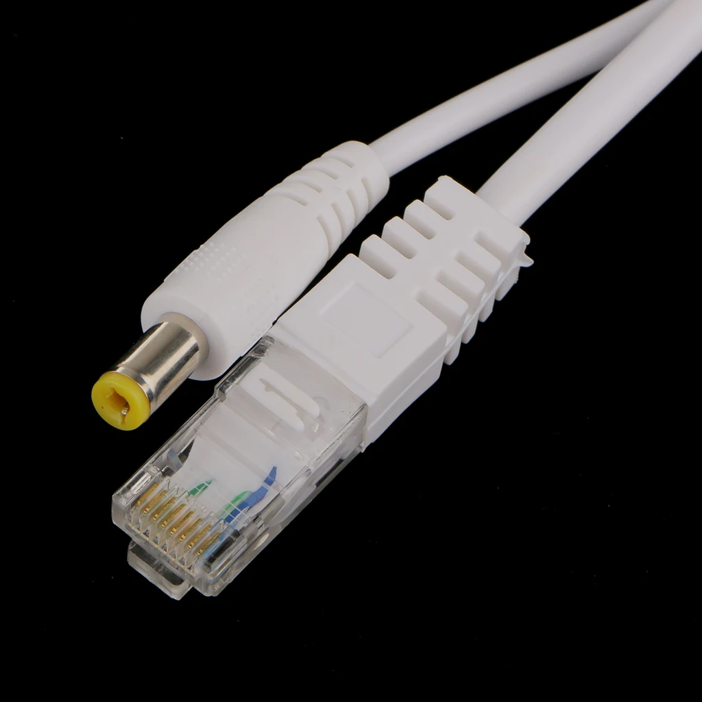 С интерфейсом Ethernet PoE-адаптер-форсунка И Сплиттер Комплект Поддерживает 5/12/24/48V Мощность более