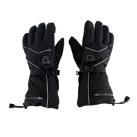 winter electric heated gloves ski glove winter touch screen windproof warm rechargeable battery motorcycle heating gloves