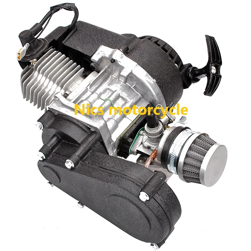 2 тактный двигатель с коробкой передач для 47cc 49cc 50cc карманный мини велосипед газ G