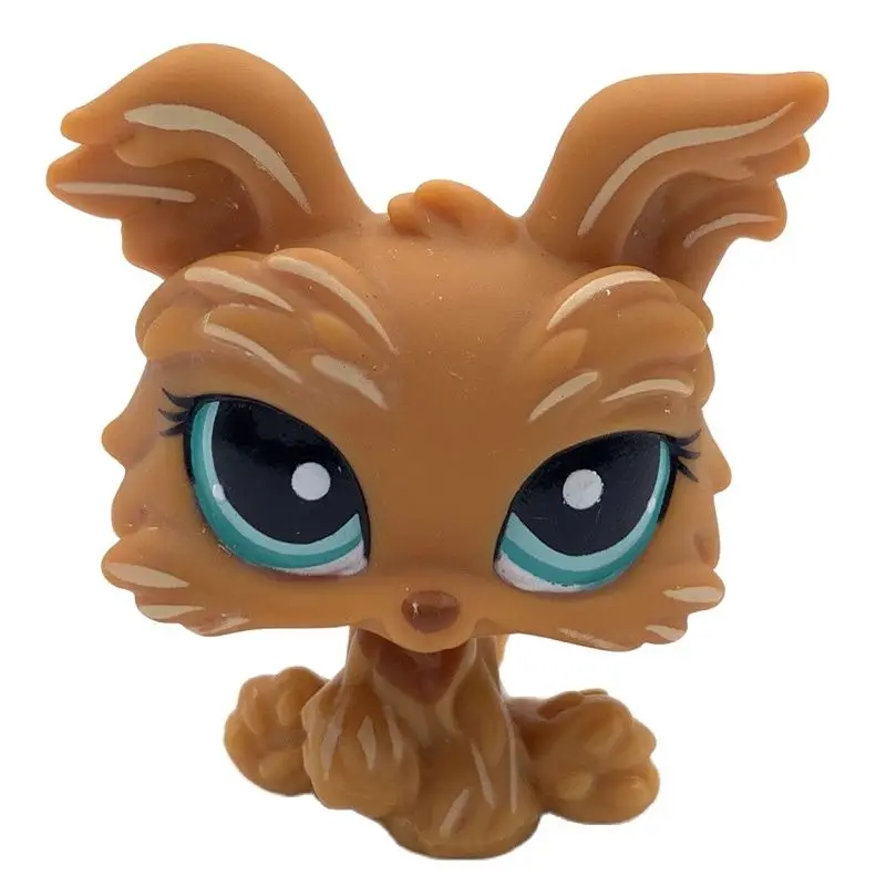 LPS кошка старые животные маленький зоомагазин игрушки коричневый Йоркширский