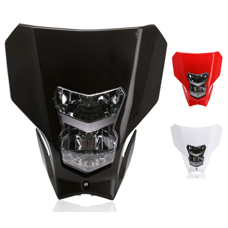 

Motorcycle Halogen HeadLight Lamp Windshield Headlight Fairing Mask DRL Light for Honda Crf450L 450XR 2019-2020