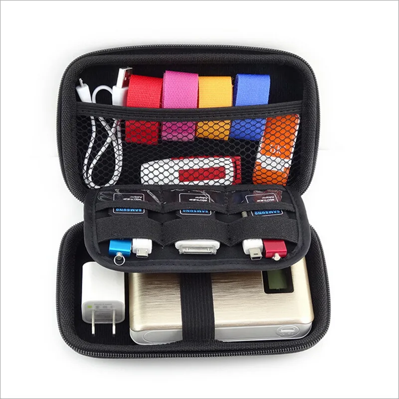 Travel Bag Mobile Kit Case Digital Gadget Devices USB Cable Data Line Insert Set | Багаж и сумки