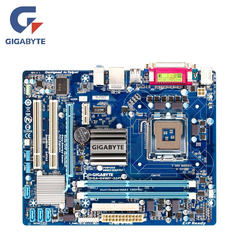

Gigabyte GA-G41MT-S2PT desktopl Motherboard Intel G41 LGA 775 DDR3 USB2.0 VGA SATA2 COM Mainboard