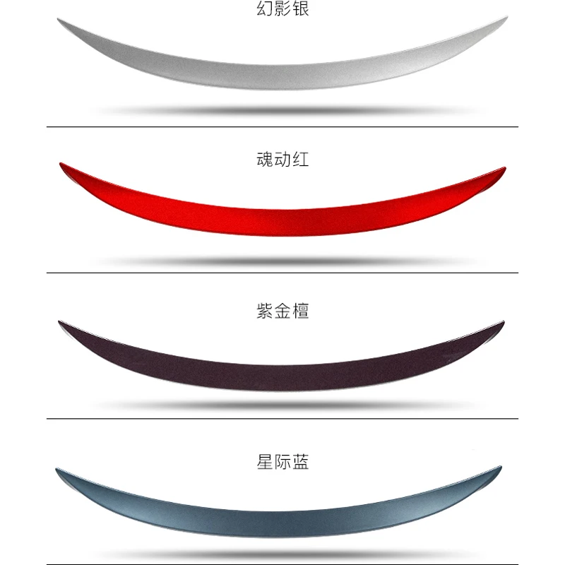 Автомобильный Стайлинг ABS пластик Неокрашенный праймер задний крыло багажник