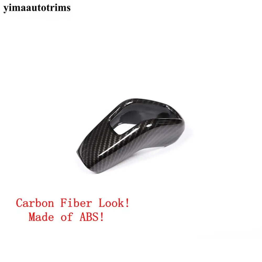 

Accessories Gear Shift Knob Head Handle Cover Trim For Land Rover Range Rover Evoque L551 2020 2021 Carbon Fiber Interior Refit