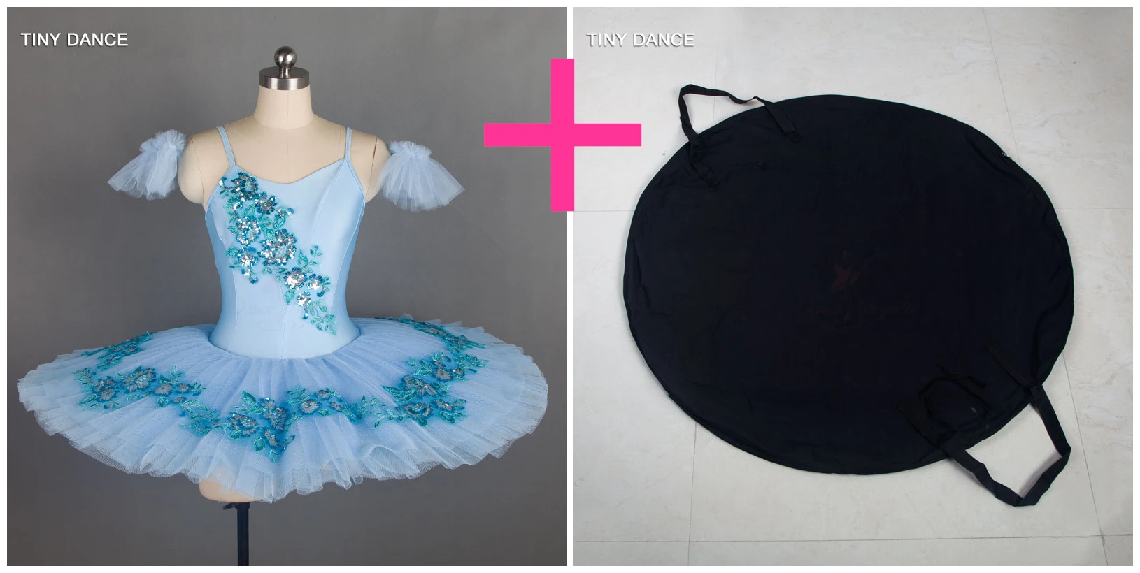 tutu and black bag Бледно-голубой купальник для взрослых девочек классическая балетная пачка балерина костюм для танцев платье предварительно для профессиональных занятий балетом, танцами юбки-пачки BLL025 - Цвет: tutu and black bag