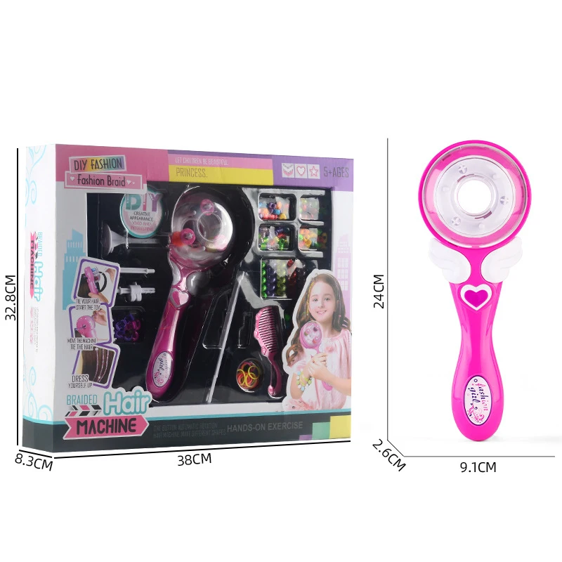 

Children's Electric DIY Braided Hair Clip Braided Hair Machine Set For Girls Without Battery Baby Hair Care Beauty Fashion Toys