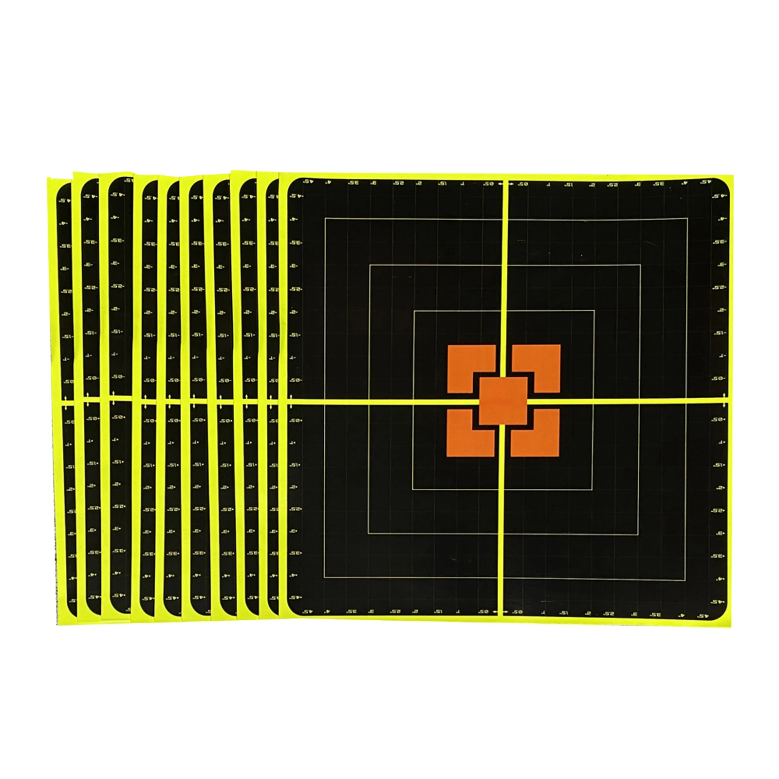 

10pcs Targets Reactive Splatter Paper Target For Archery Targeting For Short / Long Distance Targeting Shooting Accessory