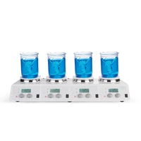 lcd cnc heating four channel magnetic stirrer ceramic coating disk laboratory supplies
