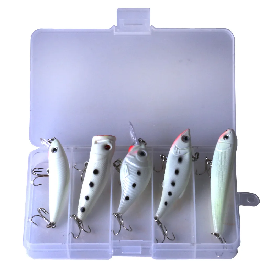 

5pcs 110g Fishing Lure Set Fishing Hard Bait Mini Minnow Floating Swing Crankbait Wobblers Artificial Bionic Crank Lures