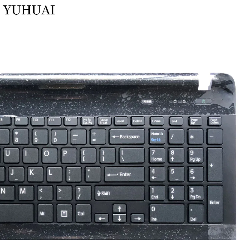 Американская Клавиатура для ноутбука sony Vaio SVF1521AGXB SVF154 SVF153A1YM SVF153B1Y SVF1521T2EB черная/белая верхняя крышка