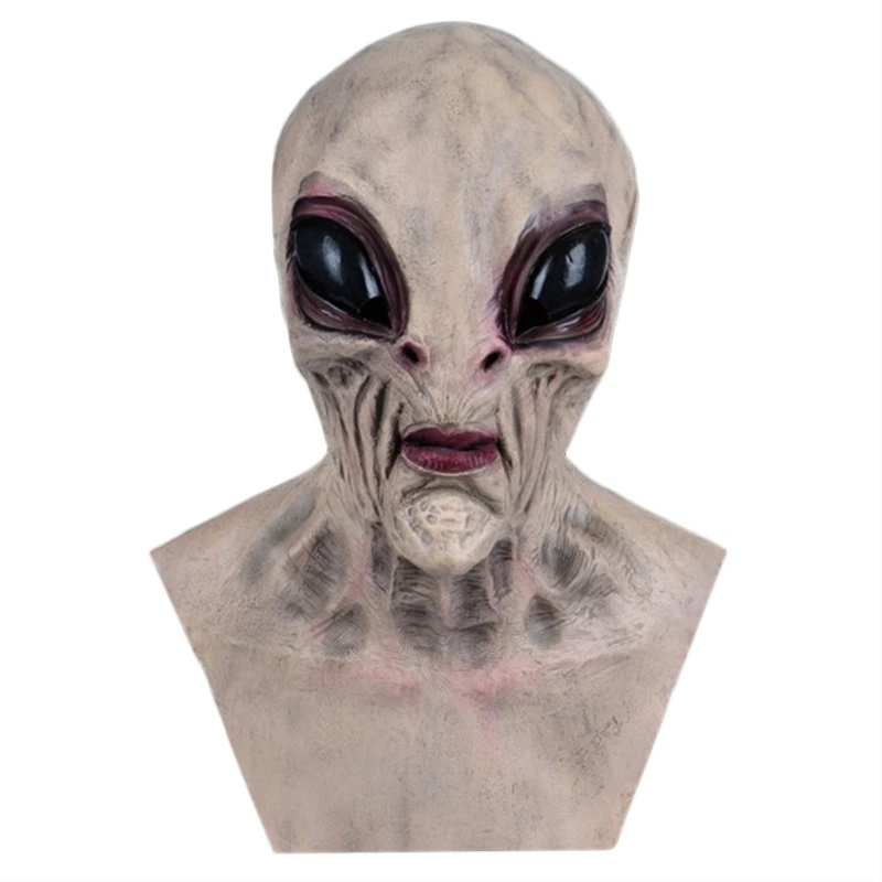 Страшная маска инопланетянина маскарадный костюм для Хэллоуина вечеринки ужас
