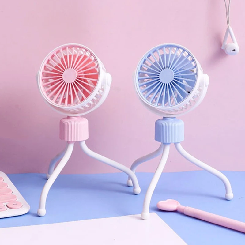 

Mini Fan Rechargeable USB Portable Handheld Fan with Holder Function Small Desktop USB Cooling Fans