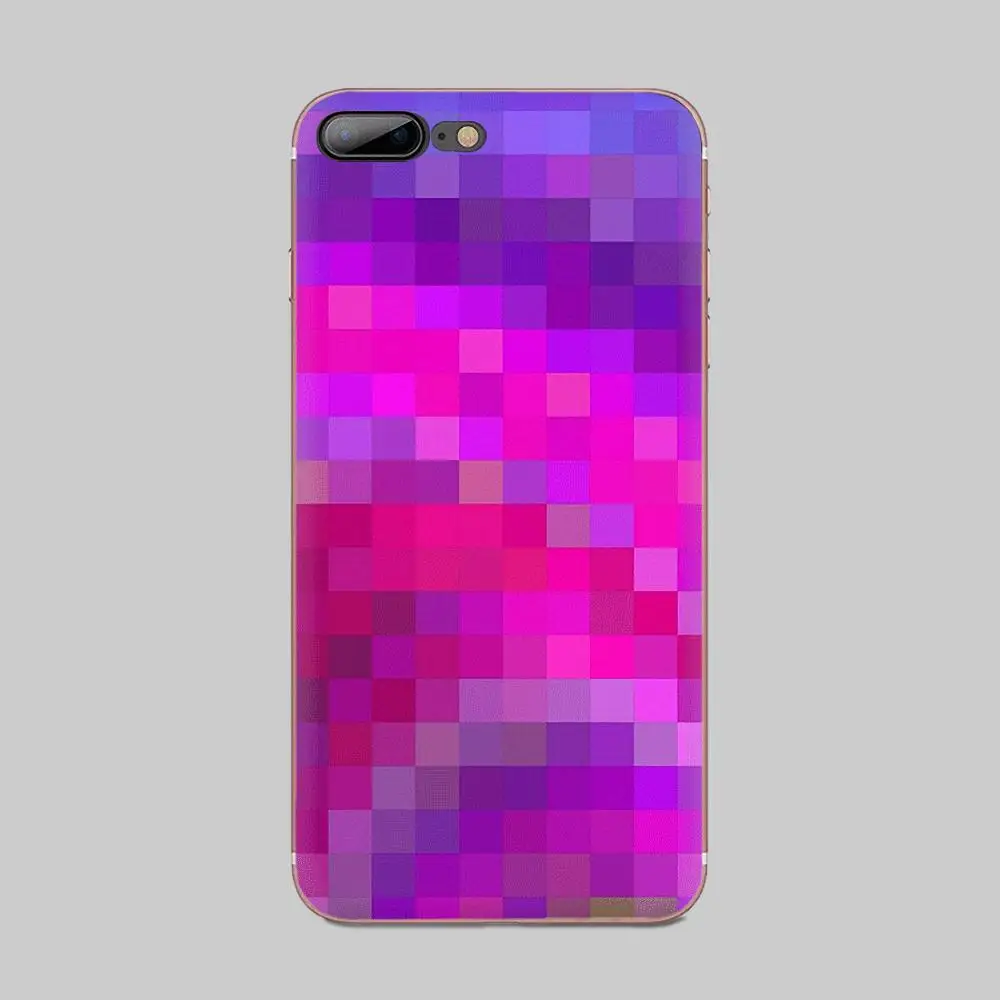Цветной мозаичный цветной чехол для Apple iPhone 11 Pro X XS Max XR 4 4S 5 5C 5S SE 6 6S 7 8 Plus мягкий ТПУ