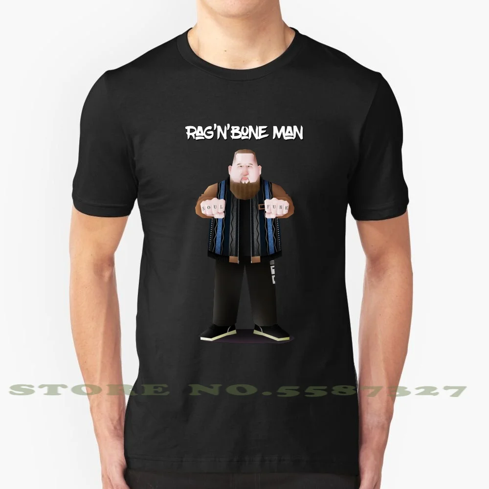 Rag'N'Bone Man Caricature летняя забавная футболка для мужчин женщин Caricatura Ragnbone Cantante Famoso
