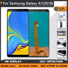 Super AMOLED для Samsung Galaxy A7 2018, экран для Samsung A7, дисплей для Galaxy A7, ЖК-дисплей, замена экрана
