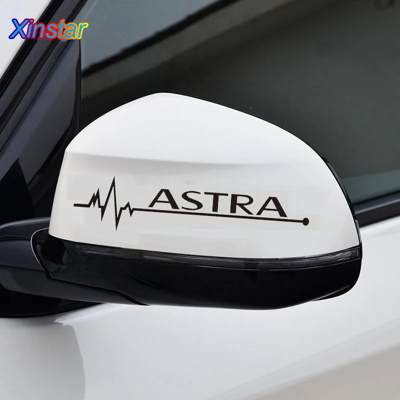 

2pcs car rearview mirror sticker For Opel OPC Astra Insignia Corsa Mokka Vectra