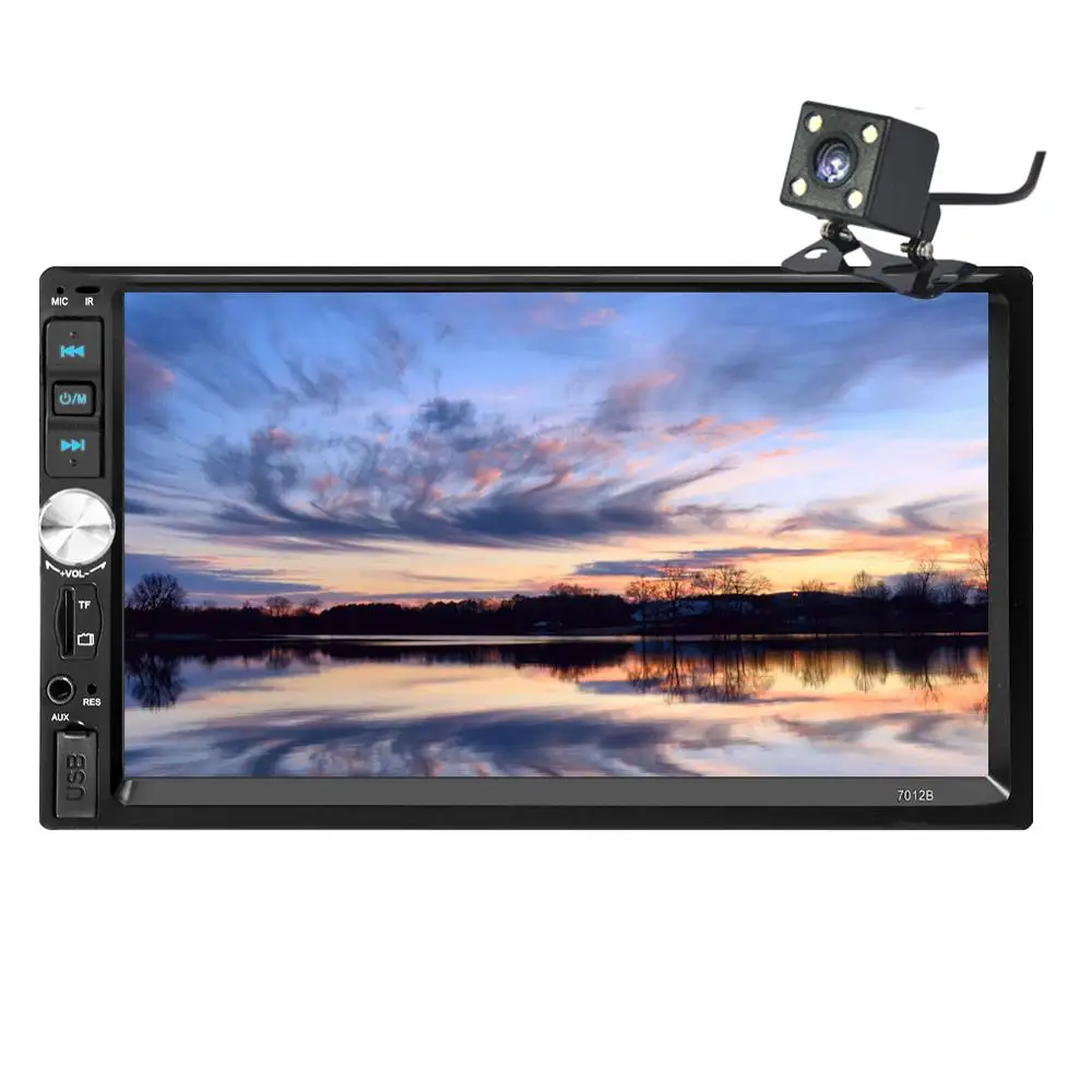2 din Car Radio 7&quot HD Autoradio Multimedia Player 2DIN Touch Screen Auto audio Stereo MP5 Bluetooth USB TF FM Camera 7012B | Автомобили