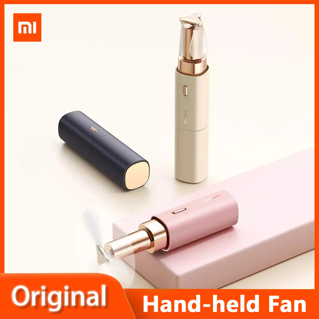 

Xiaomi Mini Handheld Fan Portable USB Foldable Low Noise Fans Small Pocket Air Cooling for Outdoor Office for Travel Outdoor New