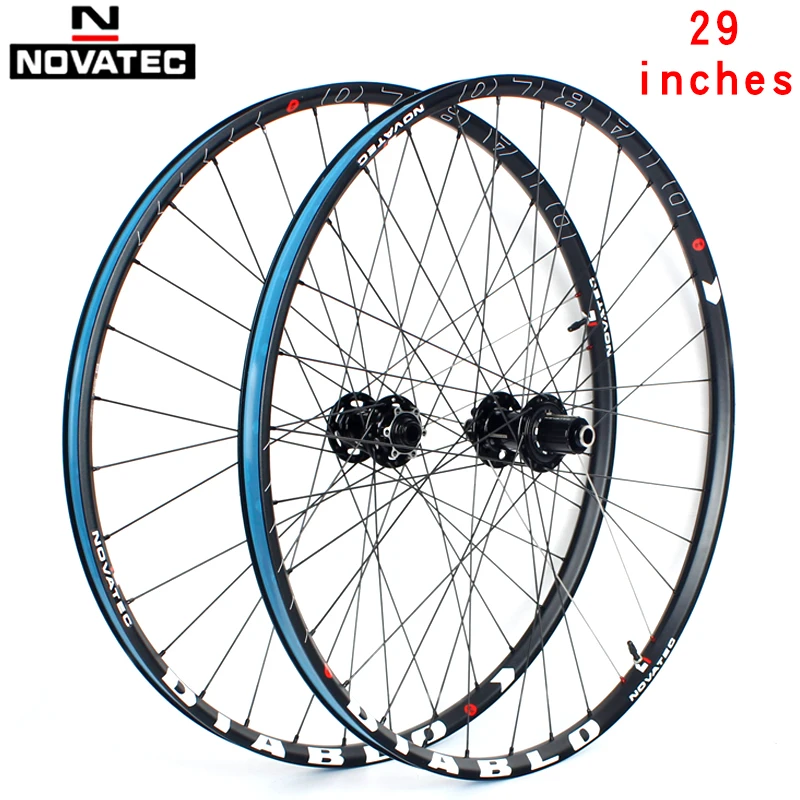 

Novatec mountain bike wheel set 29 inch DH bearing XD641SB XD642 vacuum 7-11 speed disc brake 32H Barrel shaft bicycle wheels