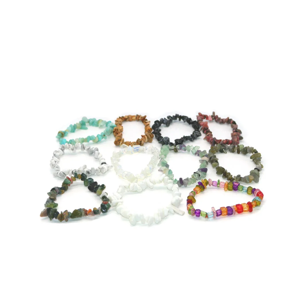 Очаровательные браслеты для женщин натуральный тянущийся браслет с кристаллами