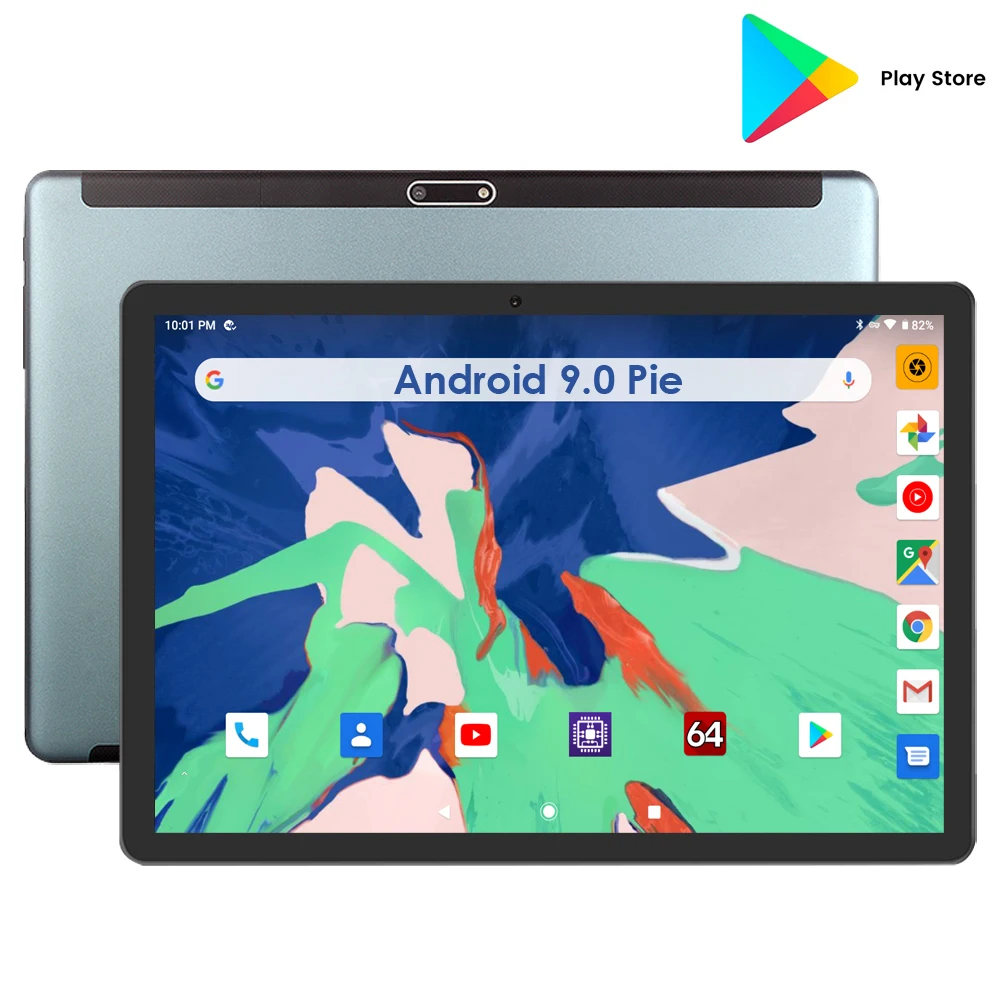 Глобальная версия 10 дюймовый планшет 1280*800 IPS 3G WCDMA телефонный звонок Android 9 0 OS GPS