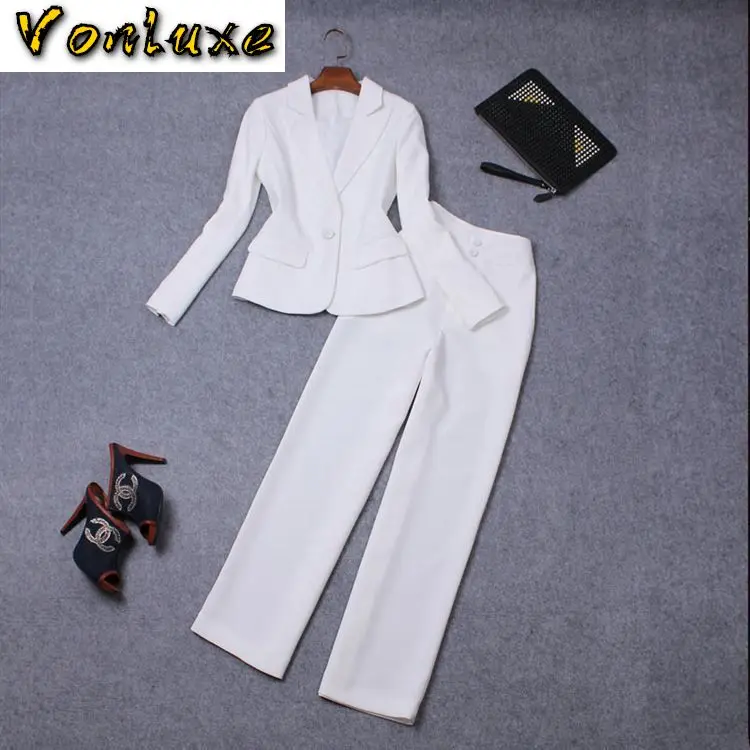 Женские брюки с длинным рукавом повседневные офисные деловые костюмы комплекты