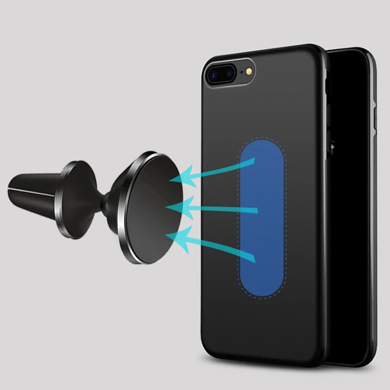 Магнитный автомобильный чехол для телефона для iPhone XR X XS 11 Pro Max 8 7 6 6S Plus ультра тонкий металлический магнитный чехол для huawei P20 Lite