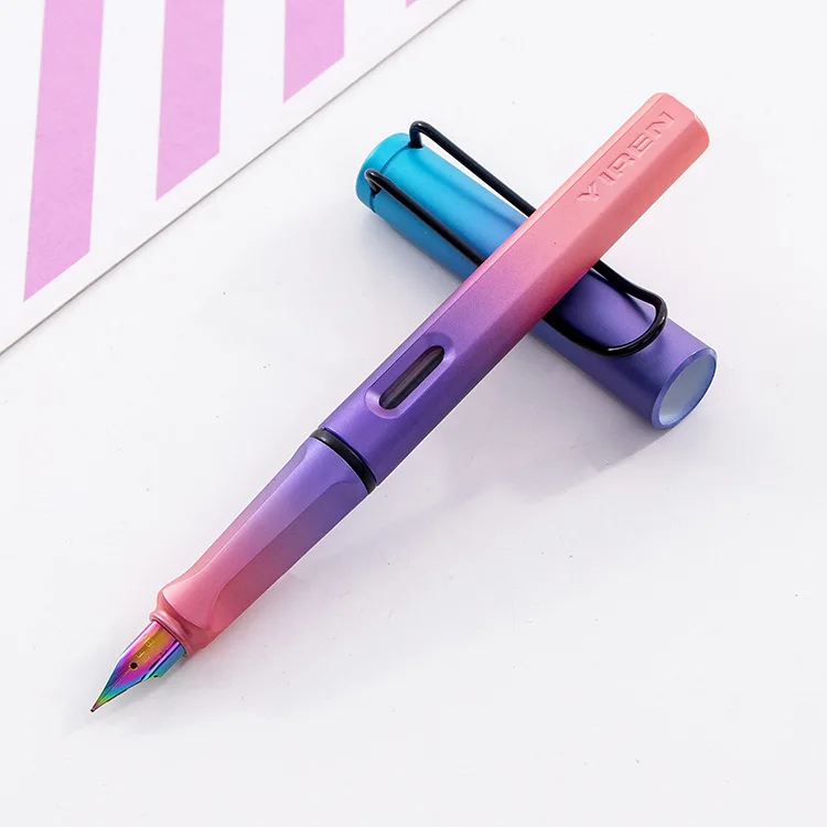 Высококачественная чернильная ручка 0 38 мм роскошная градиентная перьевая