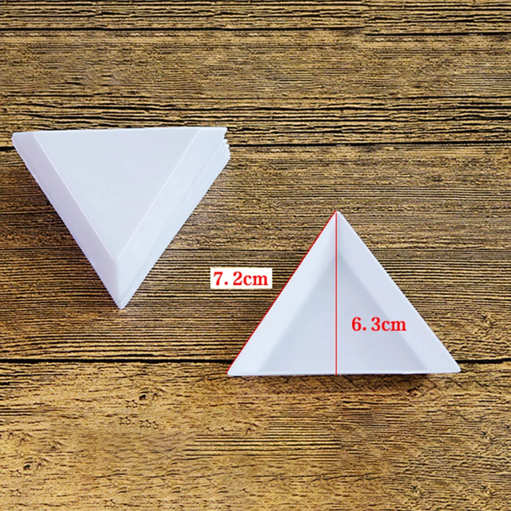 10 шт Пластиковые Треугольные круглые Стразы для ногтей | Красота и здоровье