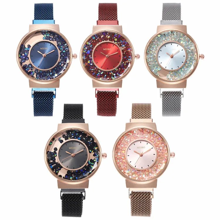 Модные женские часы 2020 роскошные дизайнерские кварцевые магнитные наручные Relogio