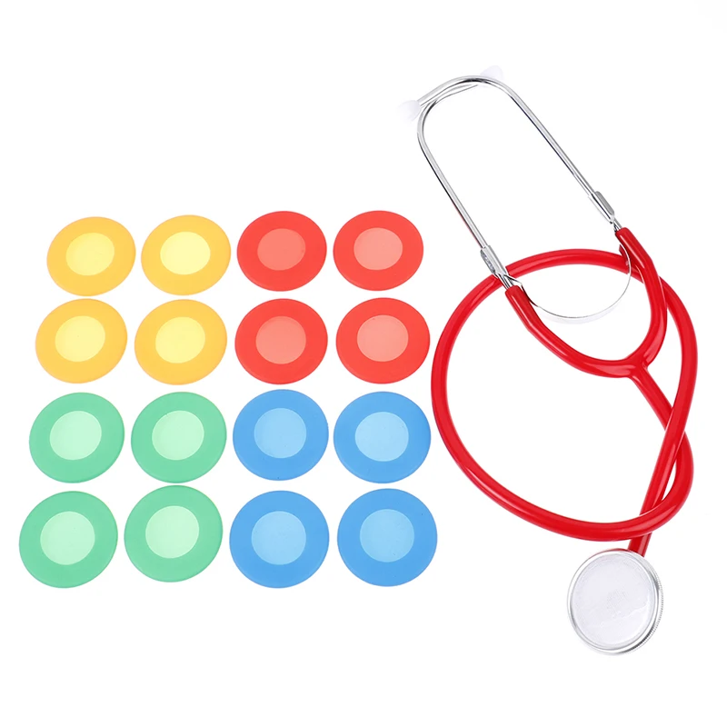 

4Pcs/set 4.6cm Portable Soft Silicone Stethoscope Diaphragm Head Cover Accessories For Skin Care Tool