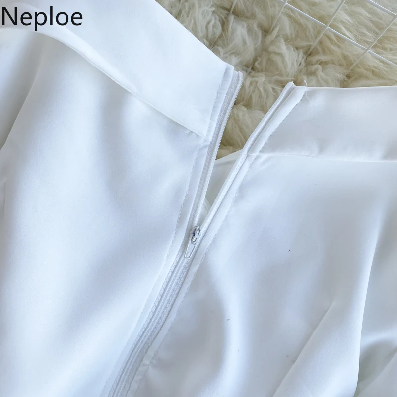 Женская Элегантная блузка с длинным рукавом Neploe повседневная Асимметричная