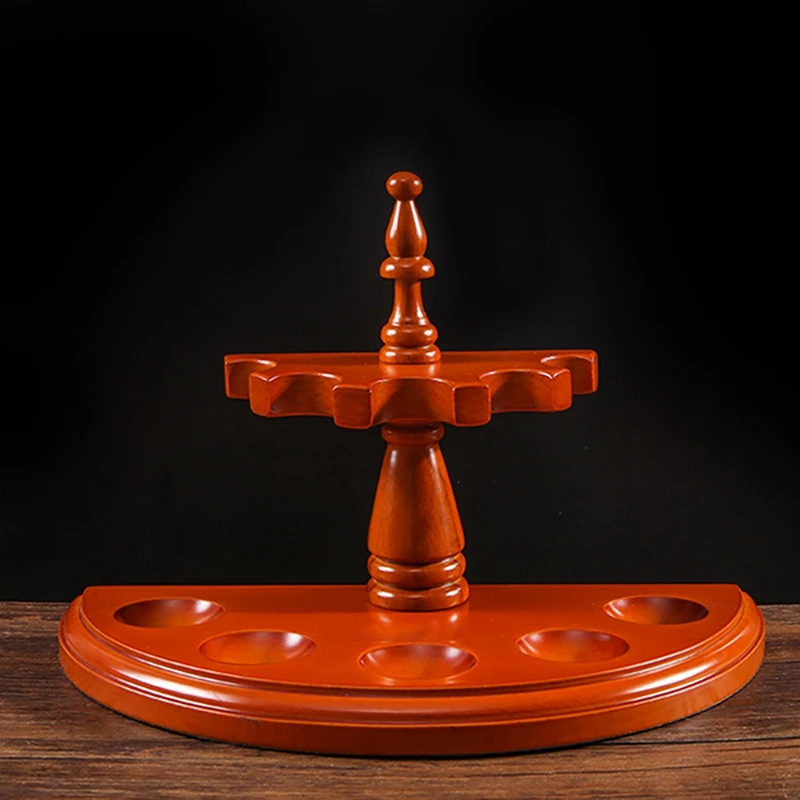

5 Tobacco Pipes Rack Smoking Pipe Accessories Rack Wooden Smoking Pipe Stand and More Practical Tobacco Pipes Holder