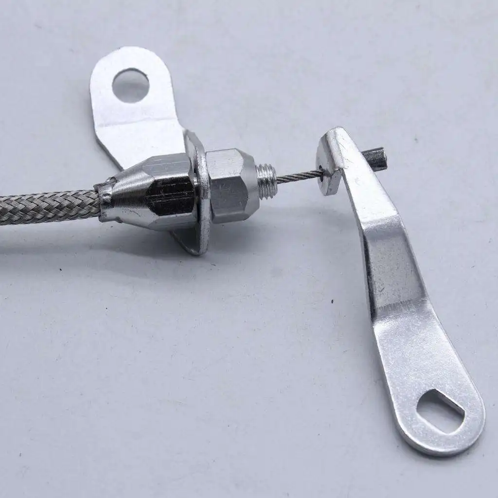 

For Ford C4 Stainless Braided Kickdown Cable Transmission C-4 Detent