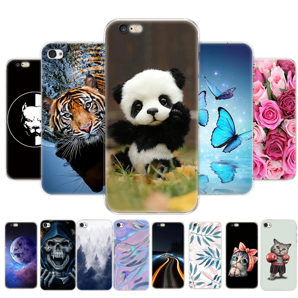 Чехол для iphone 5s 5 s se 2016 дюйма 4 искусственных чехла мягкий силиконовый чехол из ТПУ