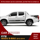 Наклейки виниловые на автомобиль isuzu d-max 2012- 2019, 4 шт.