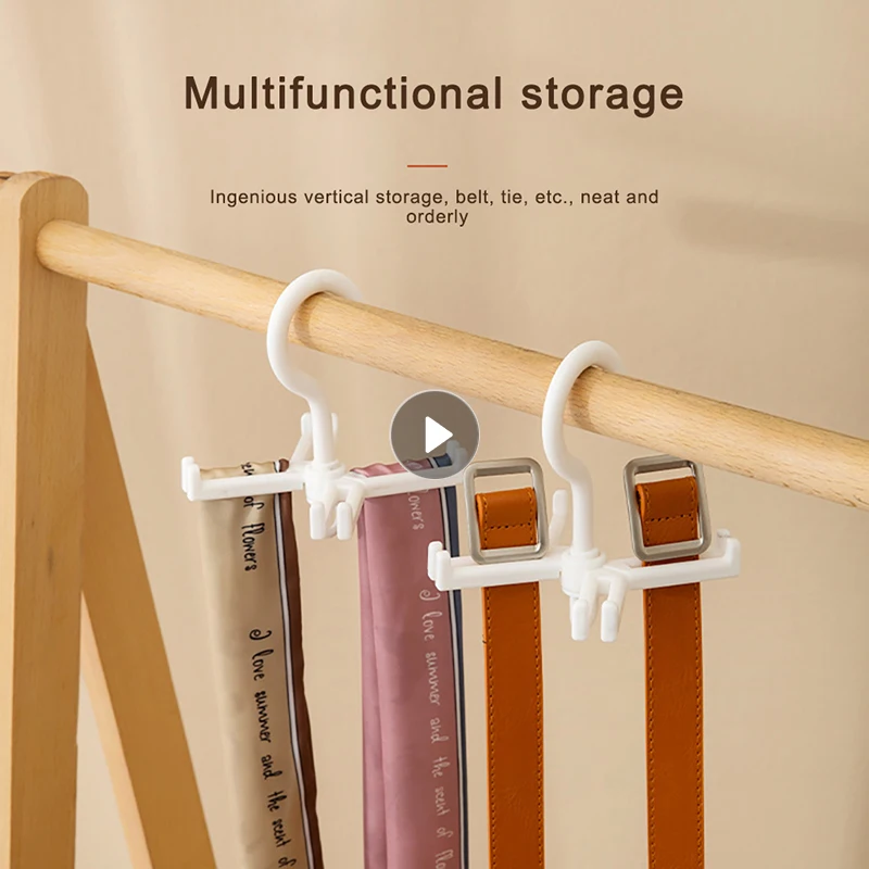 4 крючка складной держатель для хранения стойка обуви крючок галстука ремня