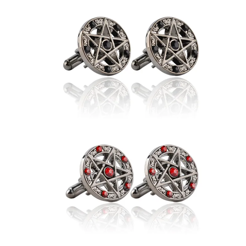 Роскошные модные запонки для мужчин Запонки французских рубашек Пуговицы злые