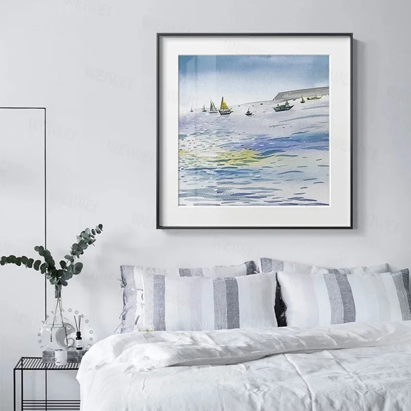 Постеры на холсте с изображением пейзажа современные настенные картины для