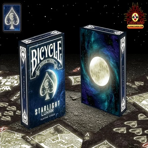 1 компл. Велосипед Starlight серии колода игральные карты волшебные карты покер крупным планом сценические фокусы для профессионального волшебника - Цвет: Lunar