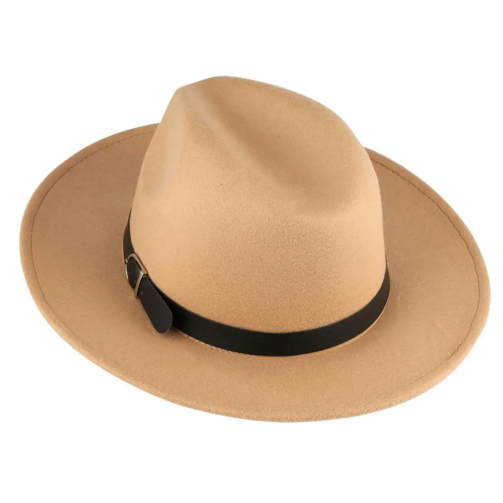 Ковбойские Мужские фетровые шляпы с широкими полями в стиле вестерн Джаз 2019