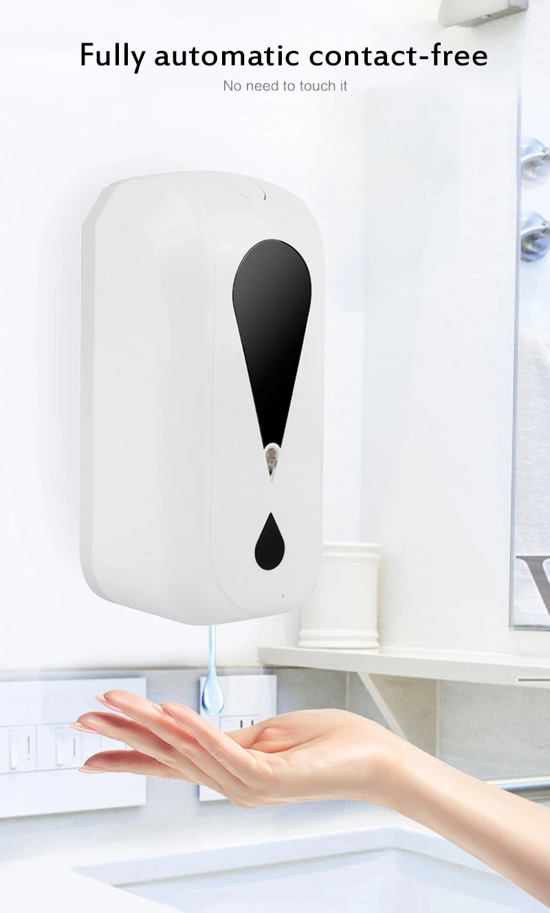 

Automatic Sensor Hand Disinfection Machine 1200ml Touchless Wall-Mounted Soap Dispenser Spray Drip Foam Three Styles Dispensers