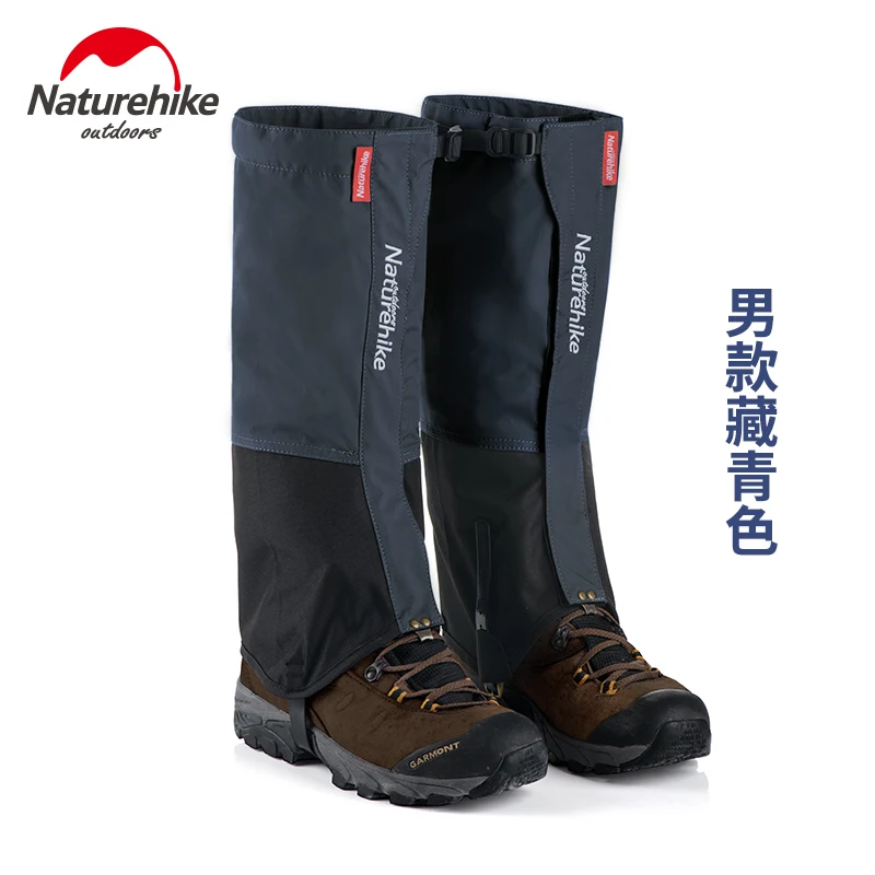 Naturehike походные гетры для походов, альпинизма, лыжного спорта, водонепроницаемые сапоги, гетры, теплые зимние гетры - Цвет: Men Navy